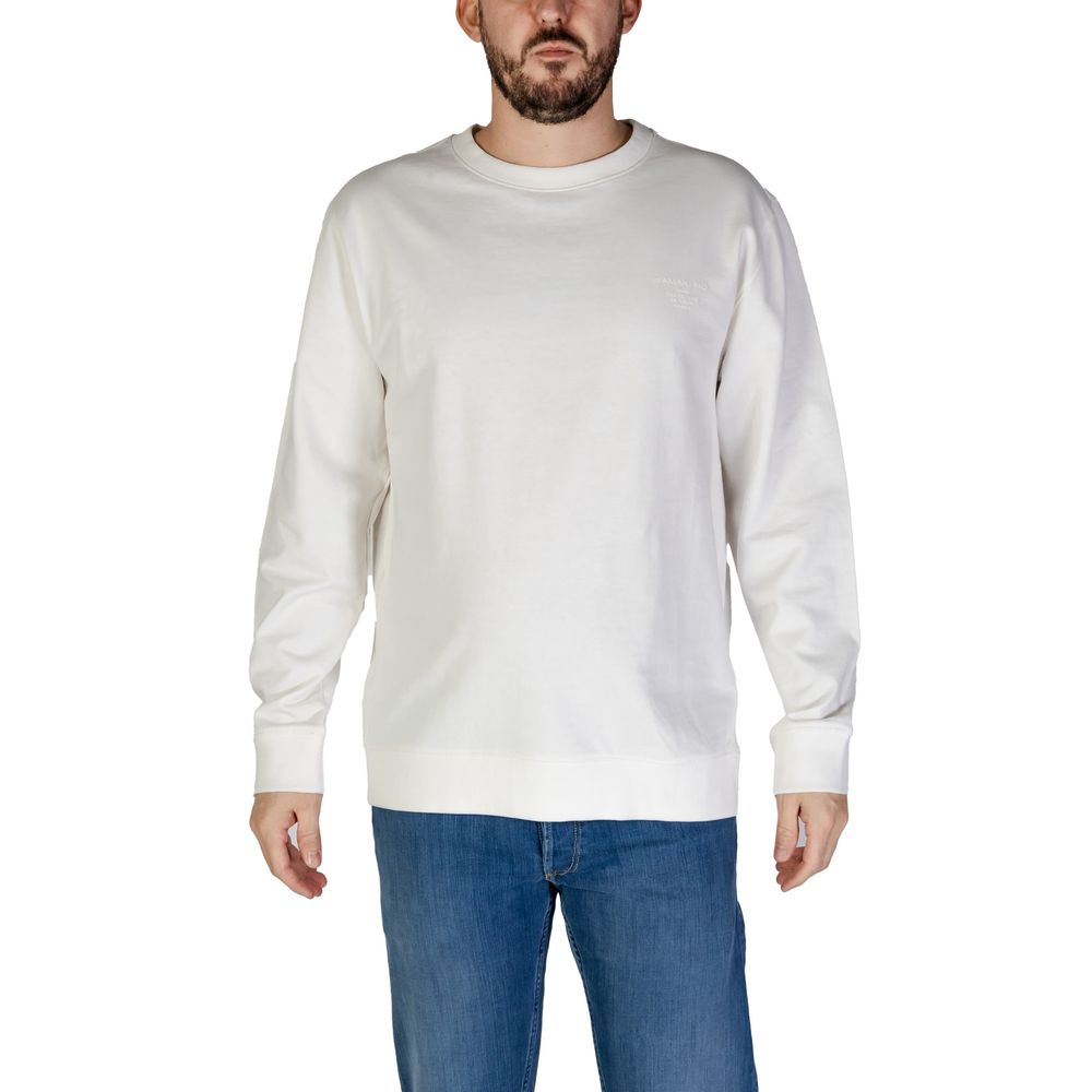Hamaki-Ho White Cotton Sweatshirt | Regal Royce