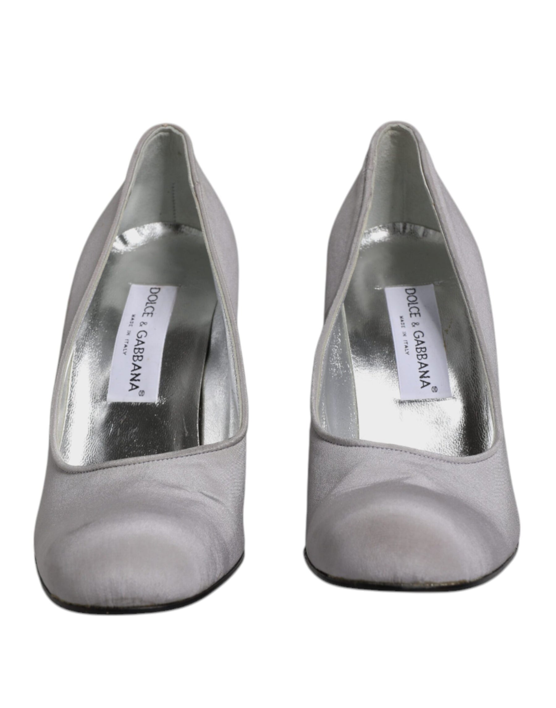 Dolce & Gabbana Gray Suede Leather High Heel Pumps Shoes | Regal Royce