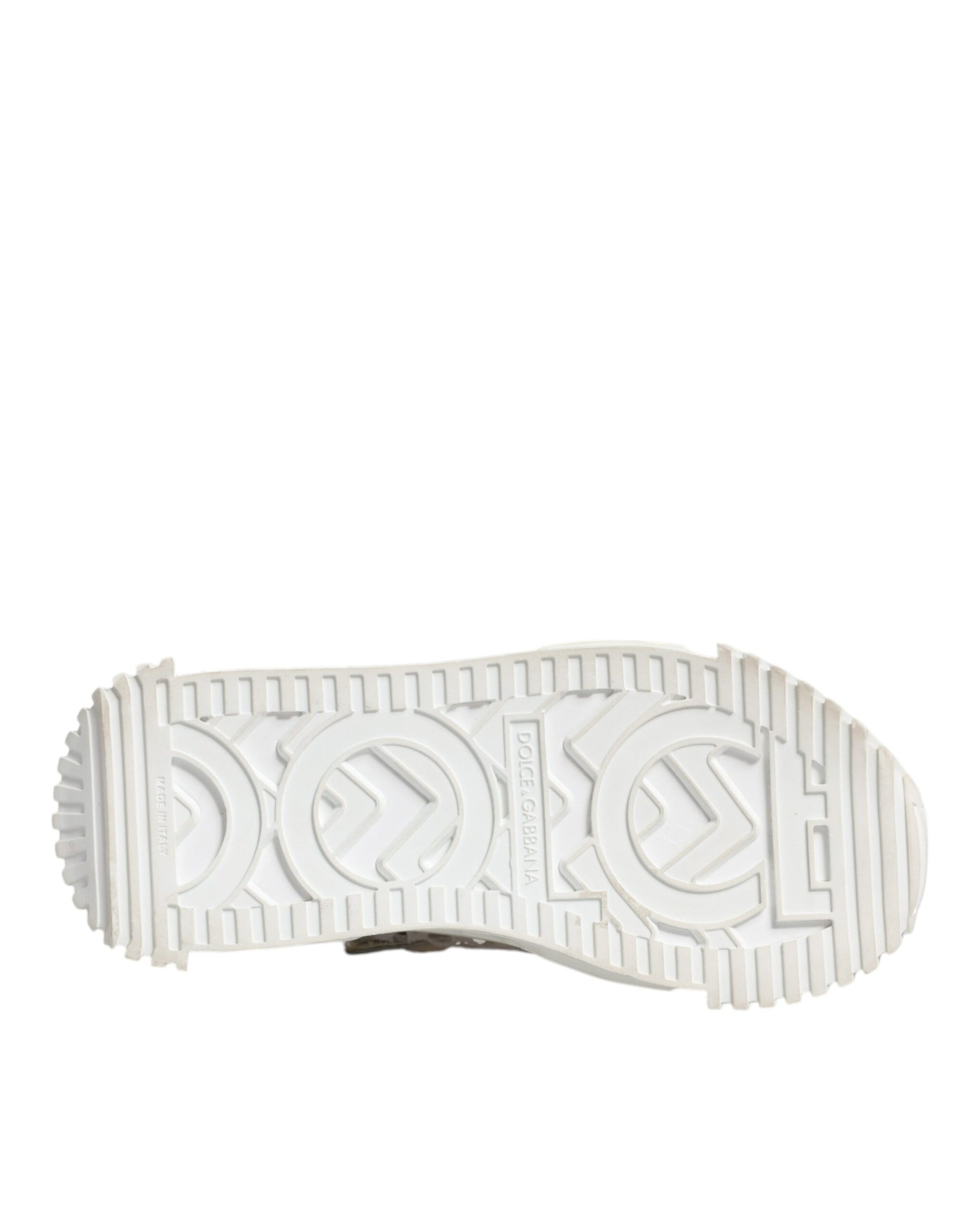 Dolce & Gabbana White Mesh NS1 Low Top Sports Sneaker Shoes | Regal Royce