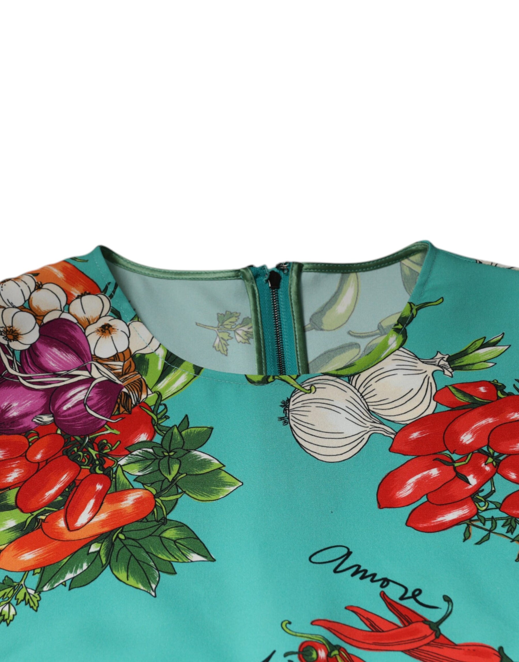 Dolce & Gabbana Multicolor Vegetables Sleeveless Tank Top | Regal Royce