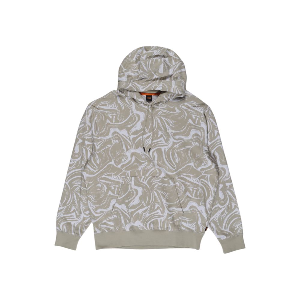 Hugo Boss Beige Cotton Hoodie | Regal Royce