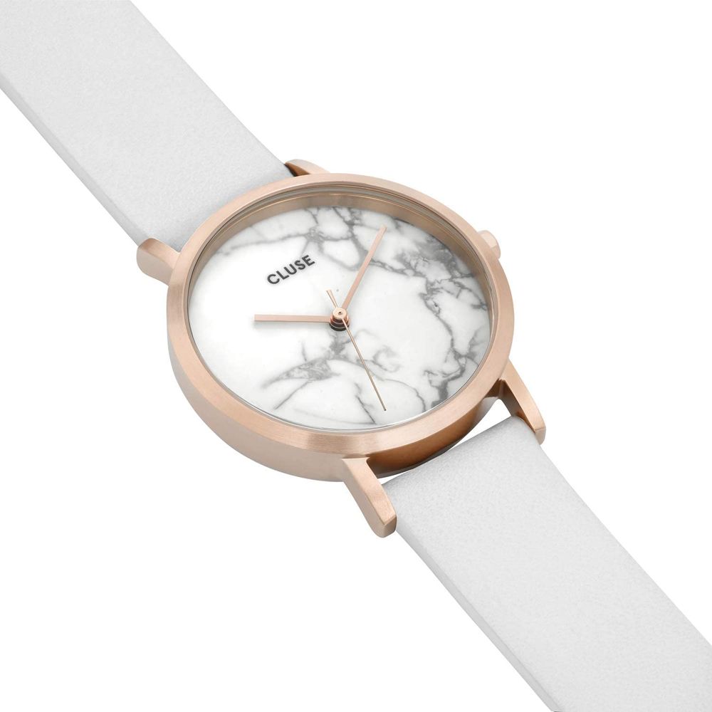 Cluse White Leather Dress Watch | Regal Royce
