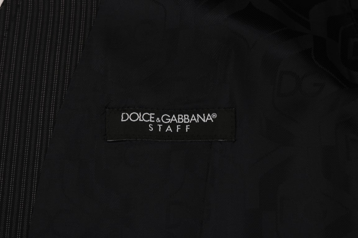Dolce & Gabbana Gray Wool Stretch Vest | Regal Royce