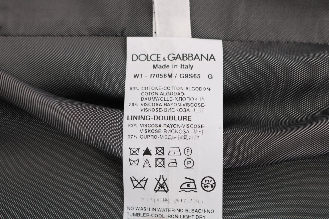 Dolce & Gabbana Black STAFF Cotton Rayon Vest | Regal Royce