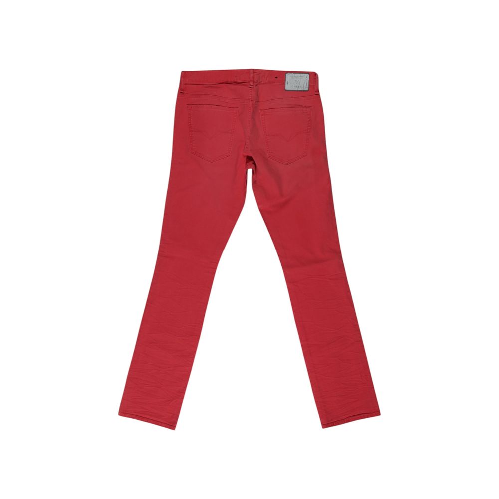 Guess Red Cotton Skinny Jeans | Regal Royce