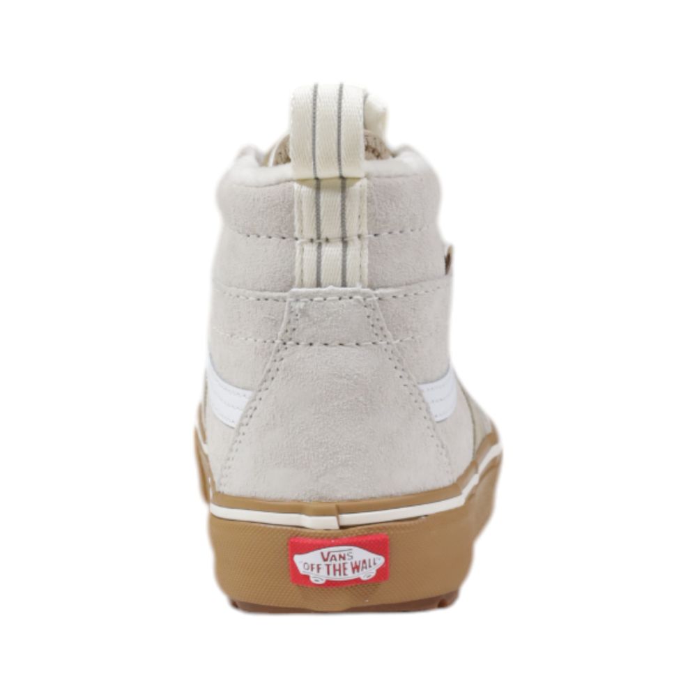 Vans Beige Leather High Top Sneakers | Regal Royce