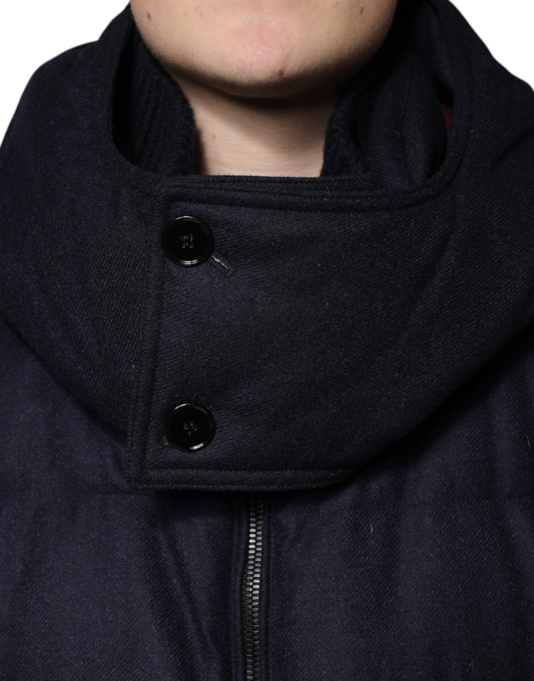 Dolce & Gabbana Black Nylon Hooded Puffer Men Coat Jacket | Regal Royce