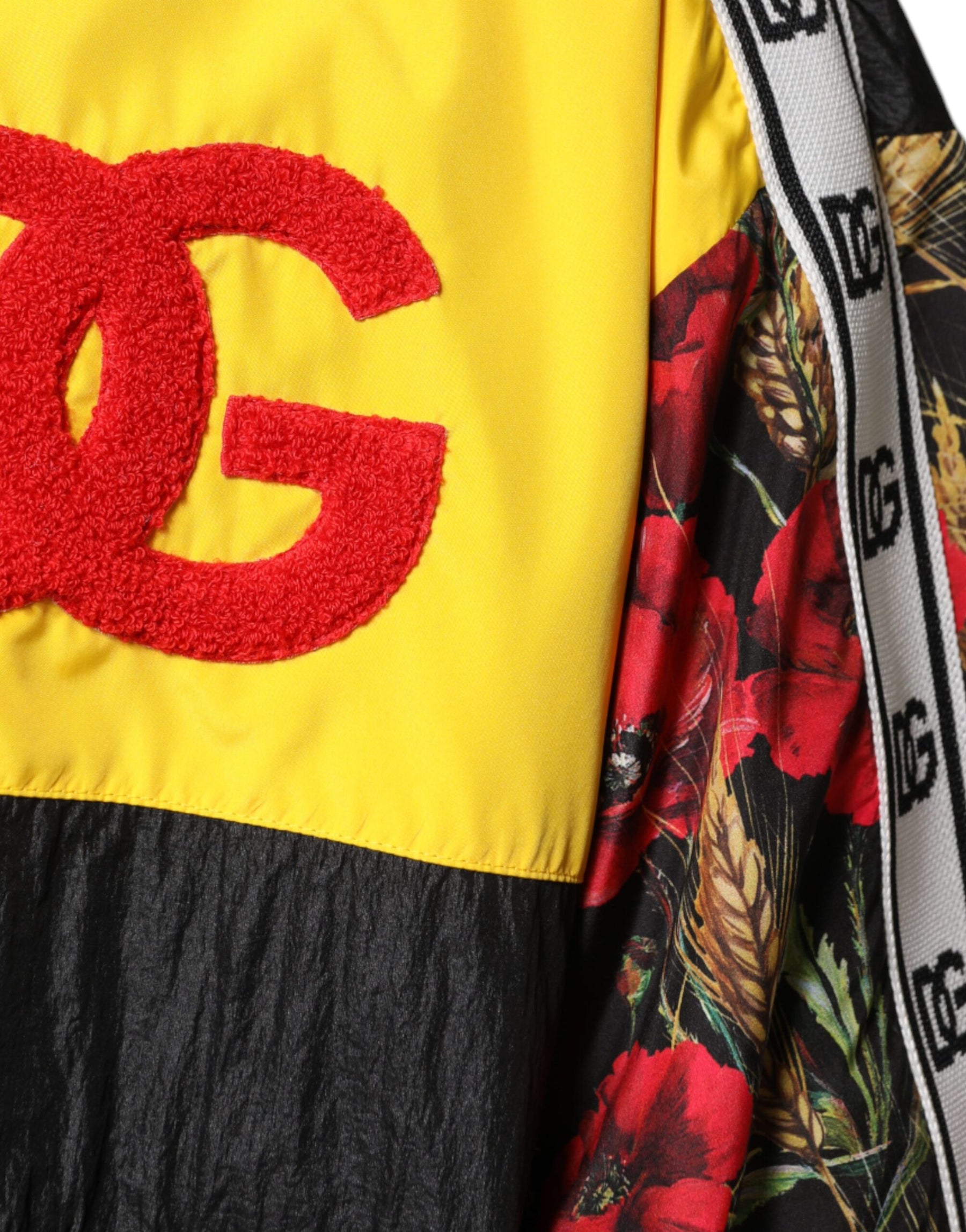 Dolce & Gabbana Multicolor Patchwork Men Full Zip Sweater | Regal Royce