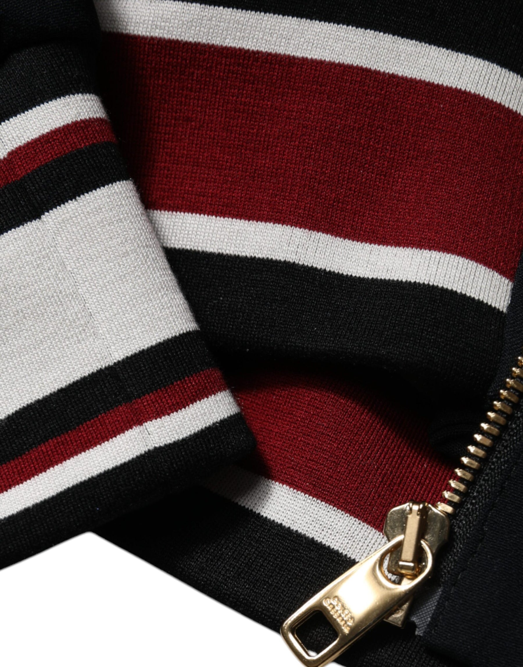 Dolce & Gabbana Black DG King Full Zip Sweatshirt Sweater | Regal Royce