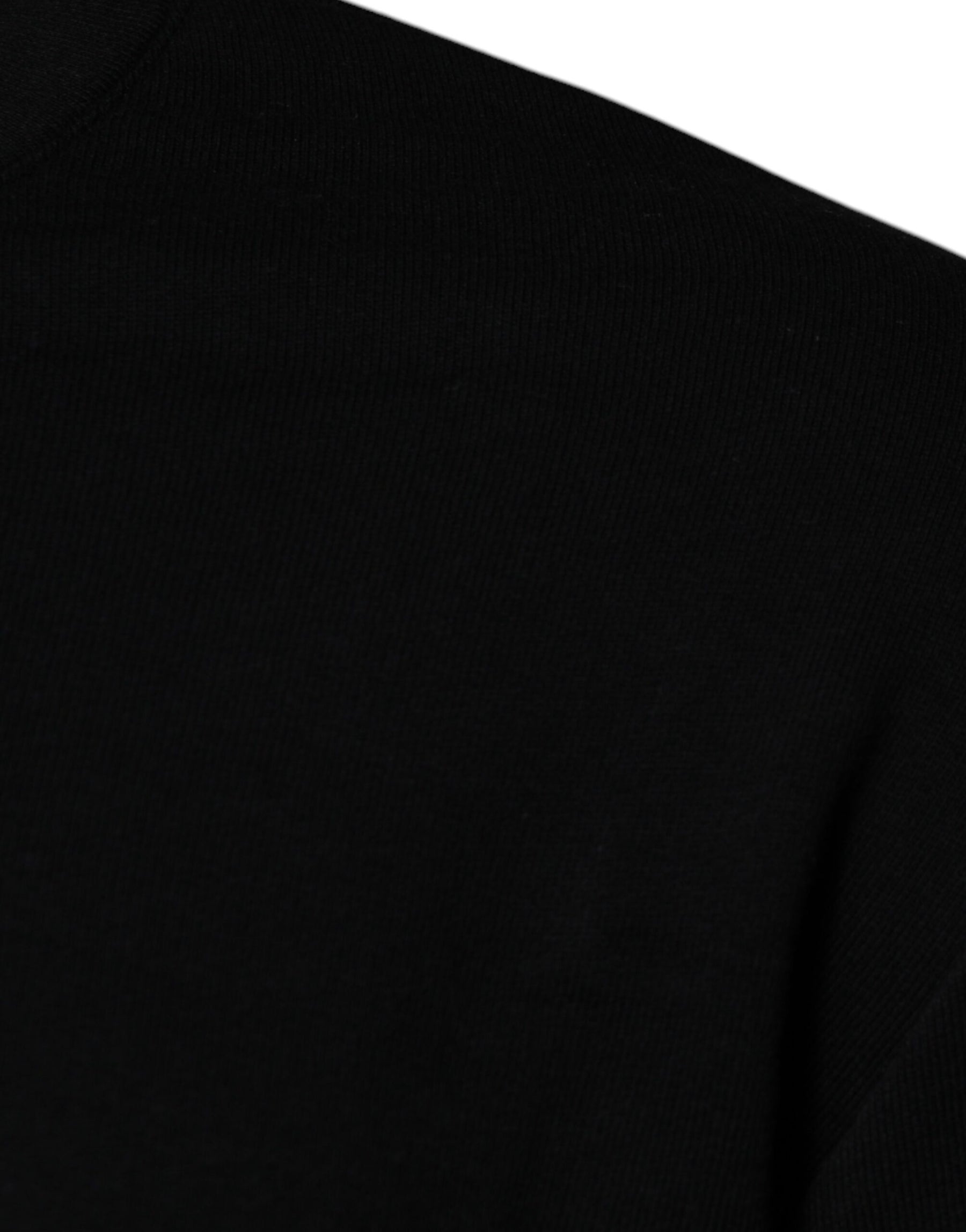 Versace Black Medusa Embroidery Crew Neck Pullover Sweater | Regal Royce