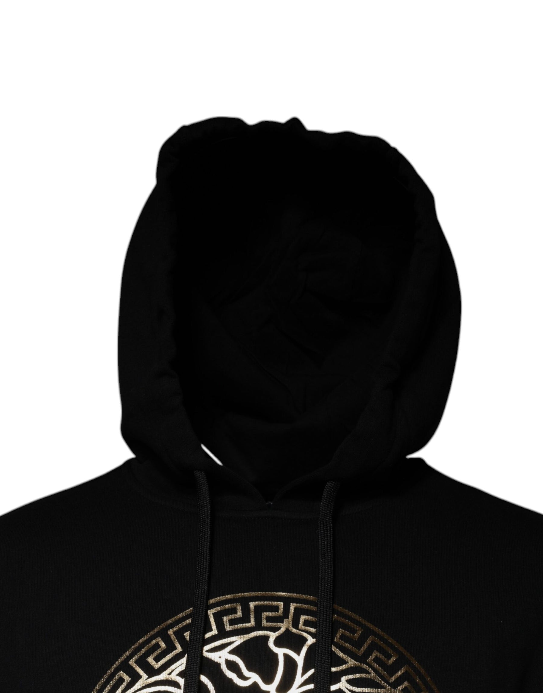 Versace Black Medusa Cotton Hoodie Pullover Sweatshirt Sweater | Regal Royce