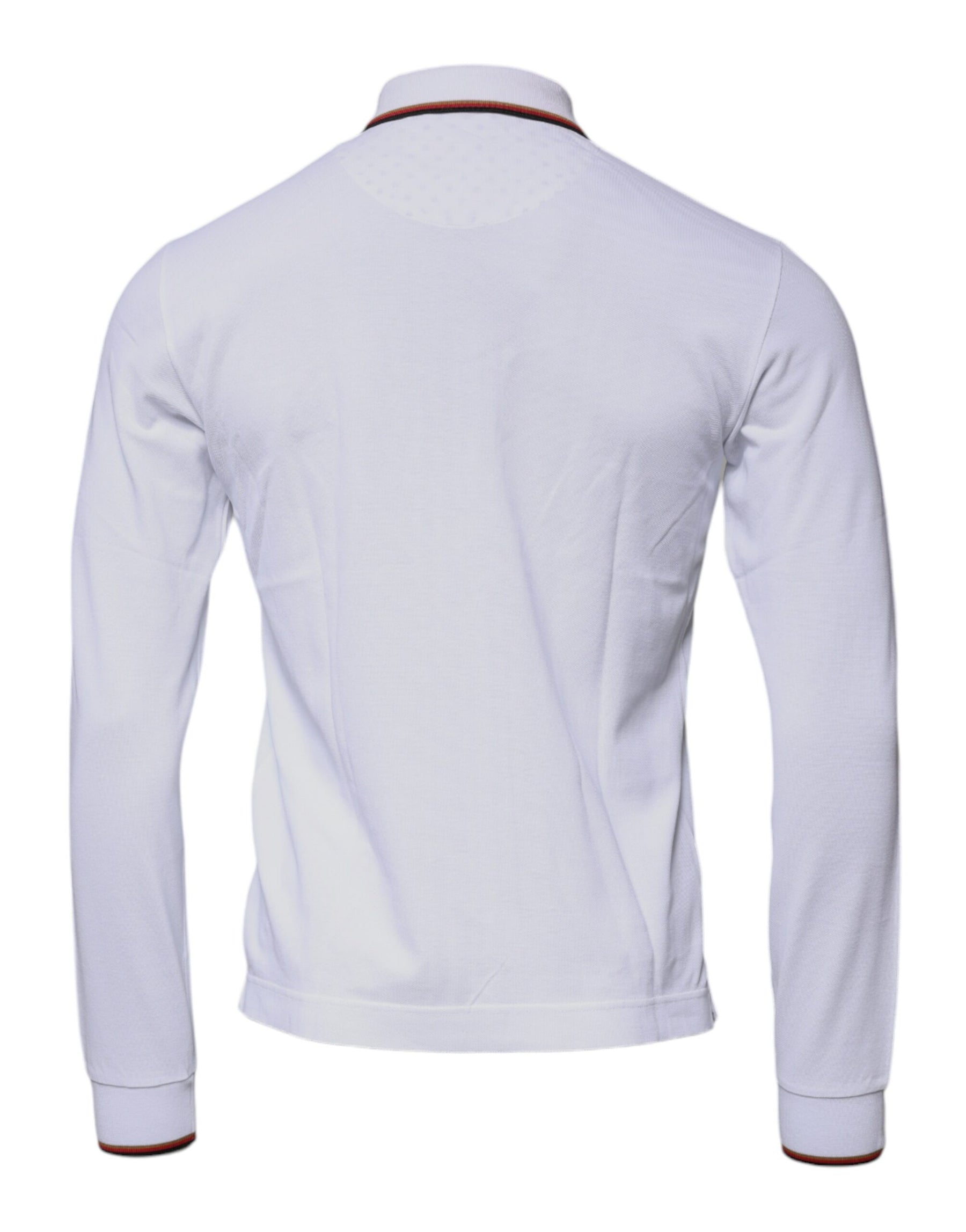 Dolce & Gabbana White Crown Men Full Zip Sweatshirt Sweater | Regal Royce