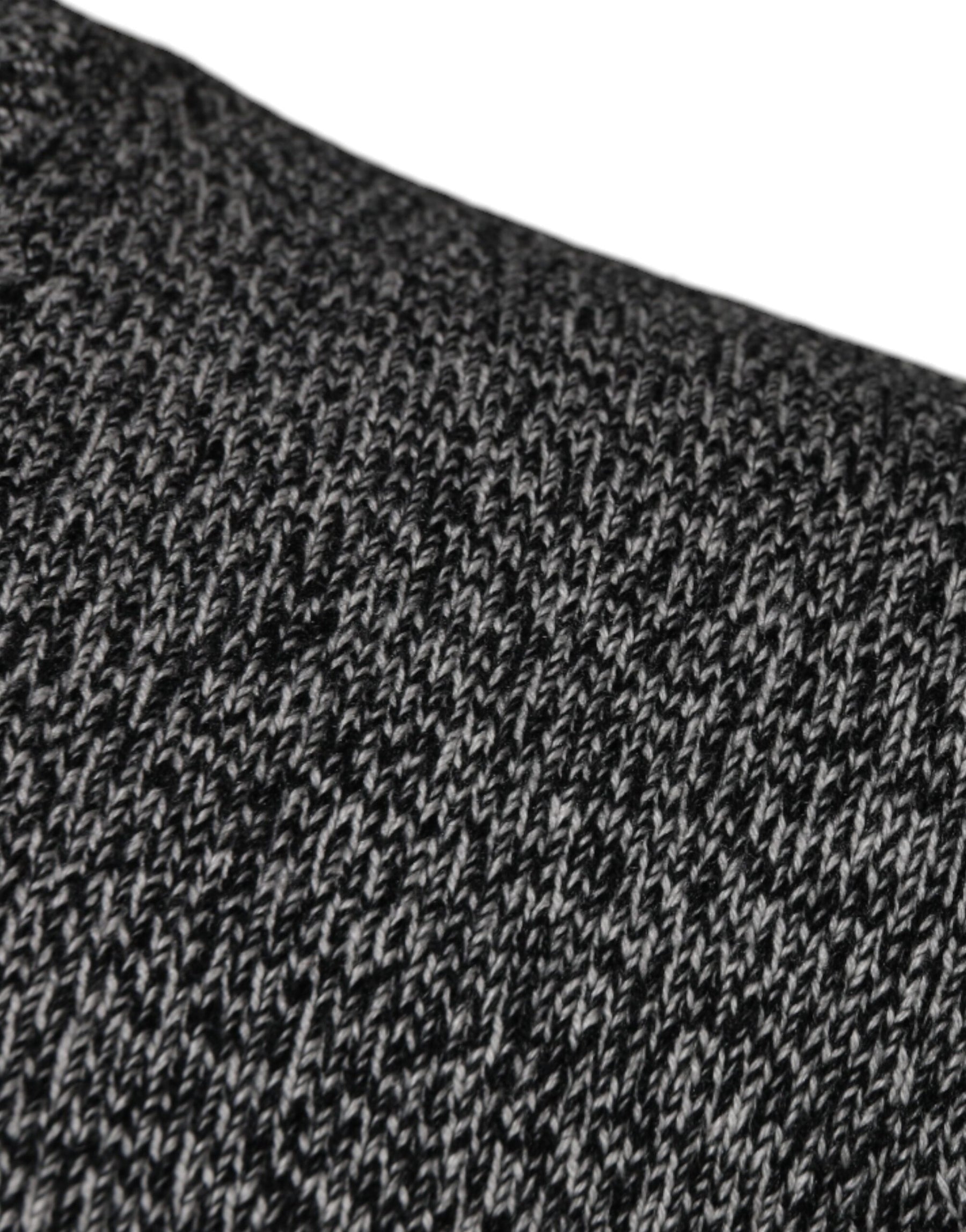 Dolce & Gabbana Gray Crown King Cashmere Pullover Sweater | Regal Royce