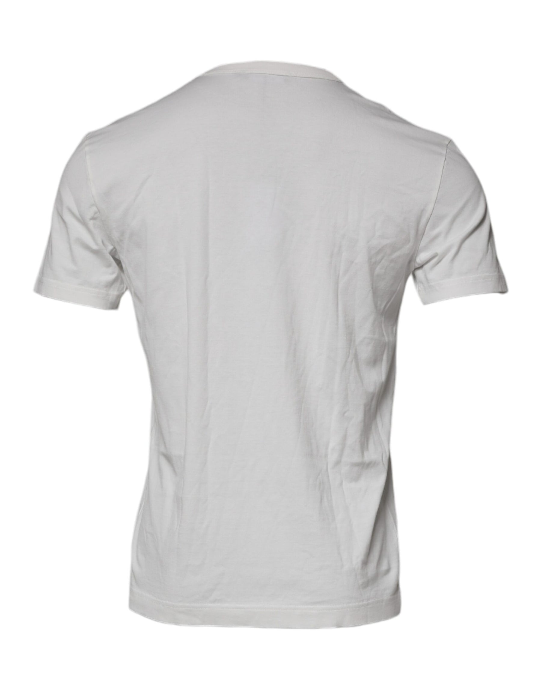 Dolce & Gabbana White Royals Heritage Cotton T-shirt | Regal Royce