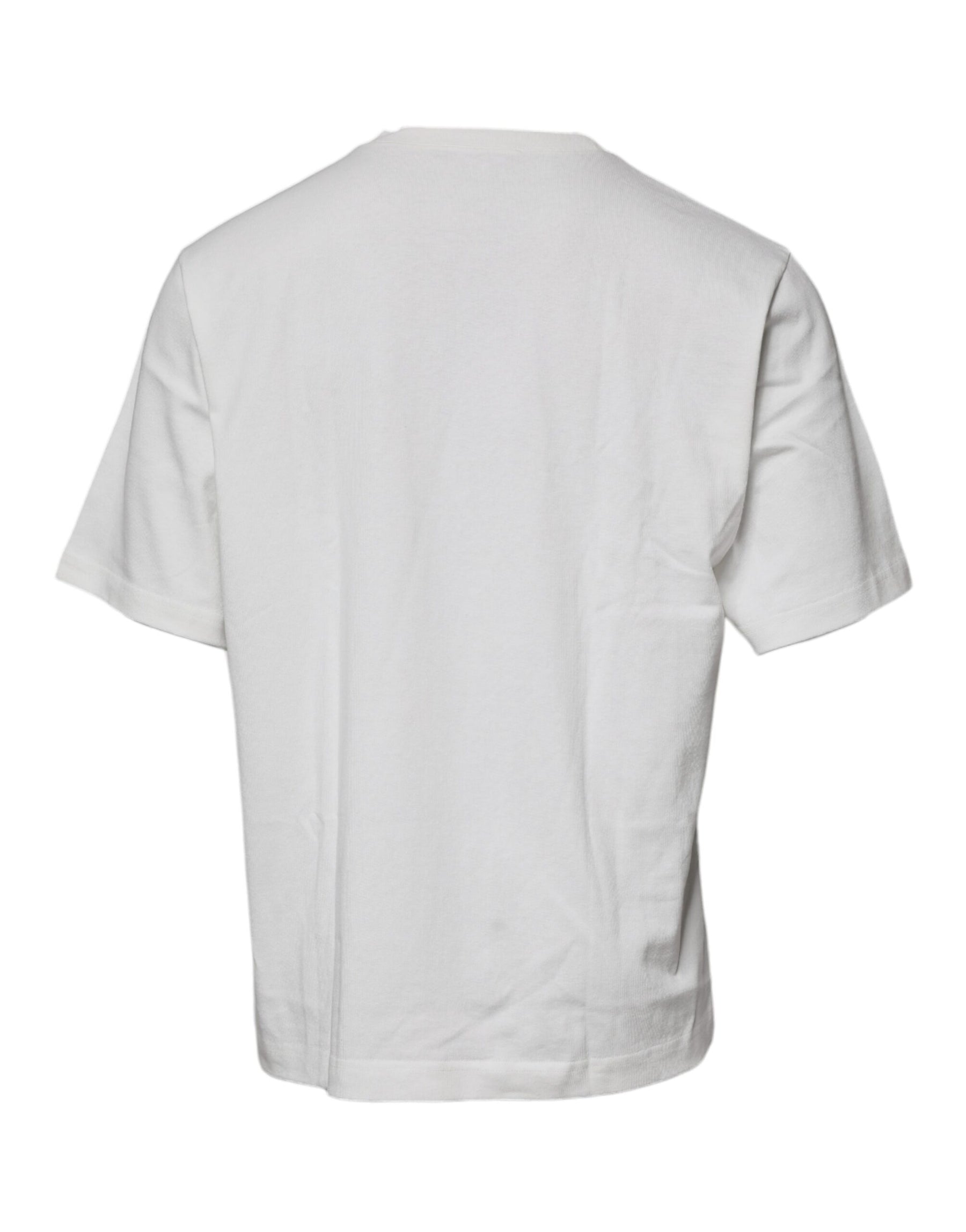 Dolce & Gabbana White DG Logo Crew Neck Short Sleeves T-shirt | Regal Royce