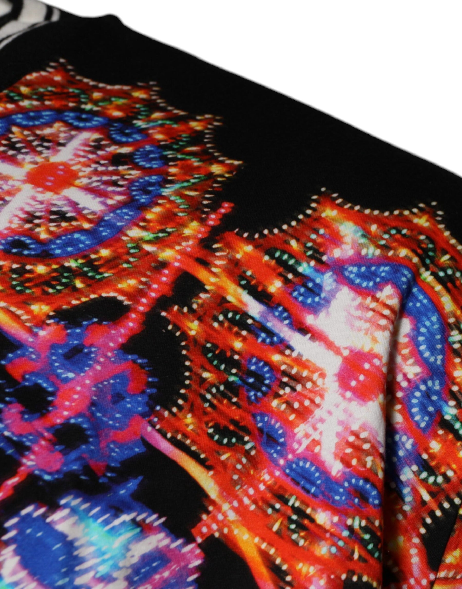 Dolce & Gabbana Multicolor Kaleidoscope Men Short Sleeves T-shirt | Regal Royce