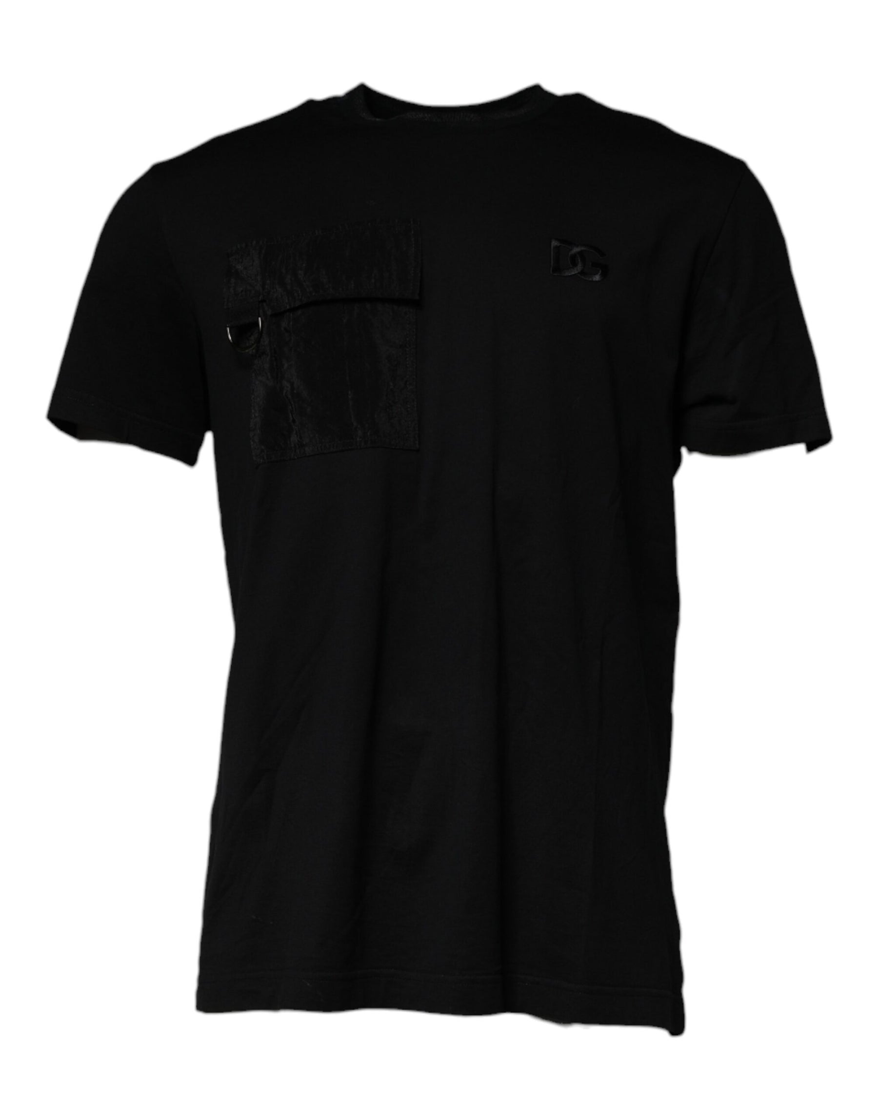 Dolce & Gabbana Black Crew Neck Short Sleeve T-shirt | Regal Royce