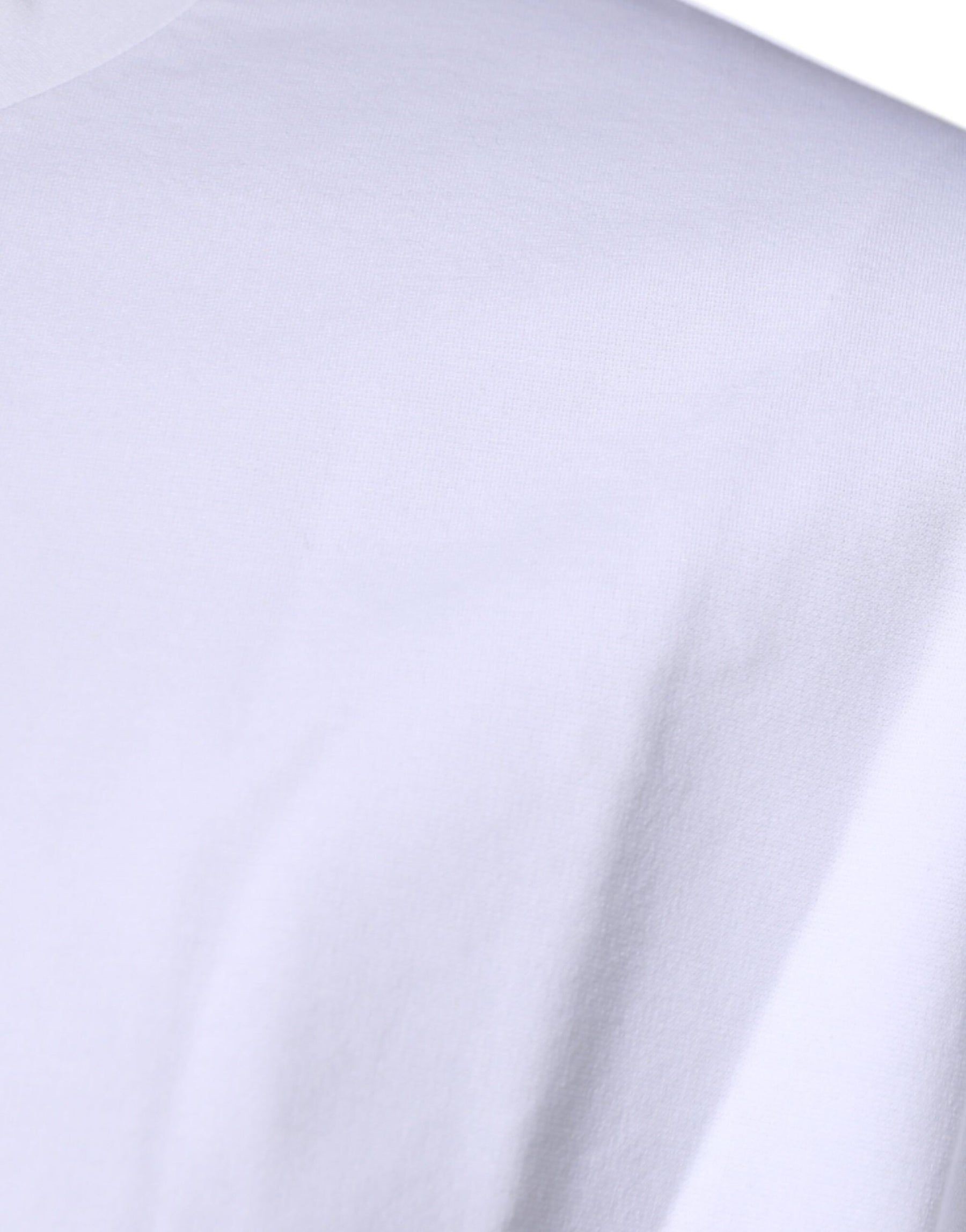 Dolce & Gabbana White DG Logo Cotton Crew Neck T-shirt | Regal Royce