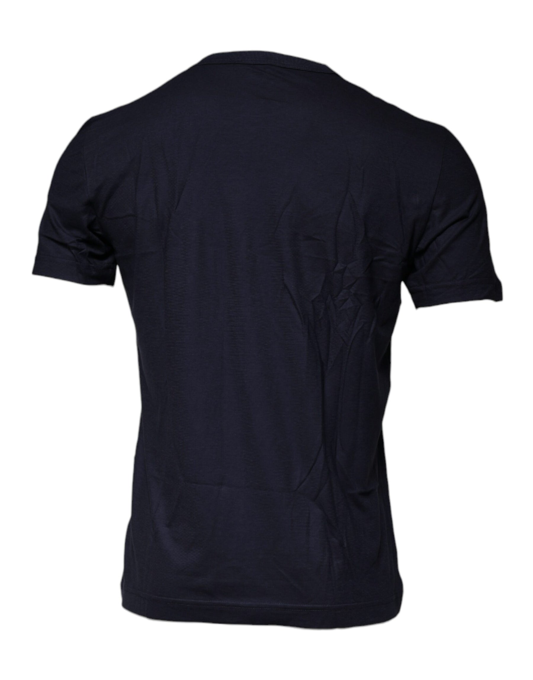 Dolce & Gabbana Blue D&G King Of Love Cotton Crew Neck T-shirt | Regal Royce