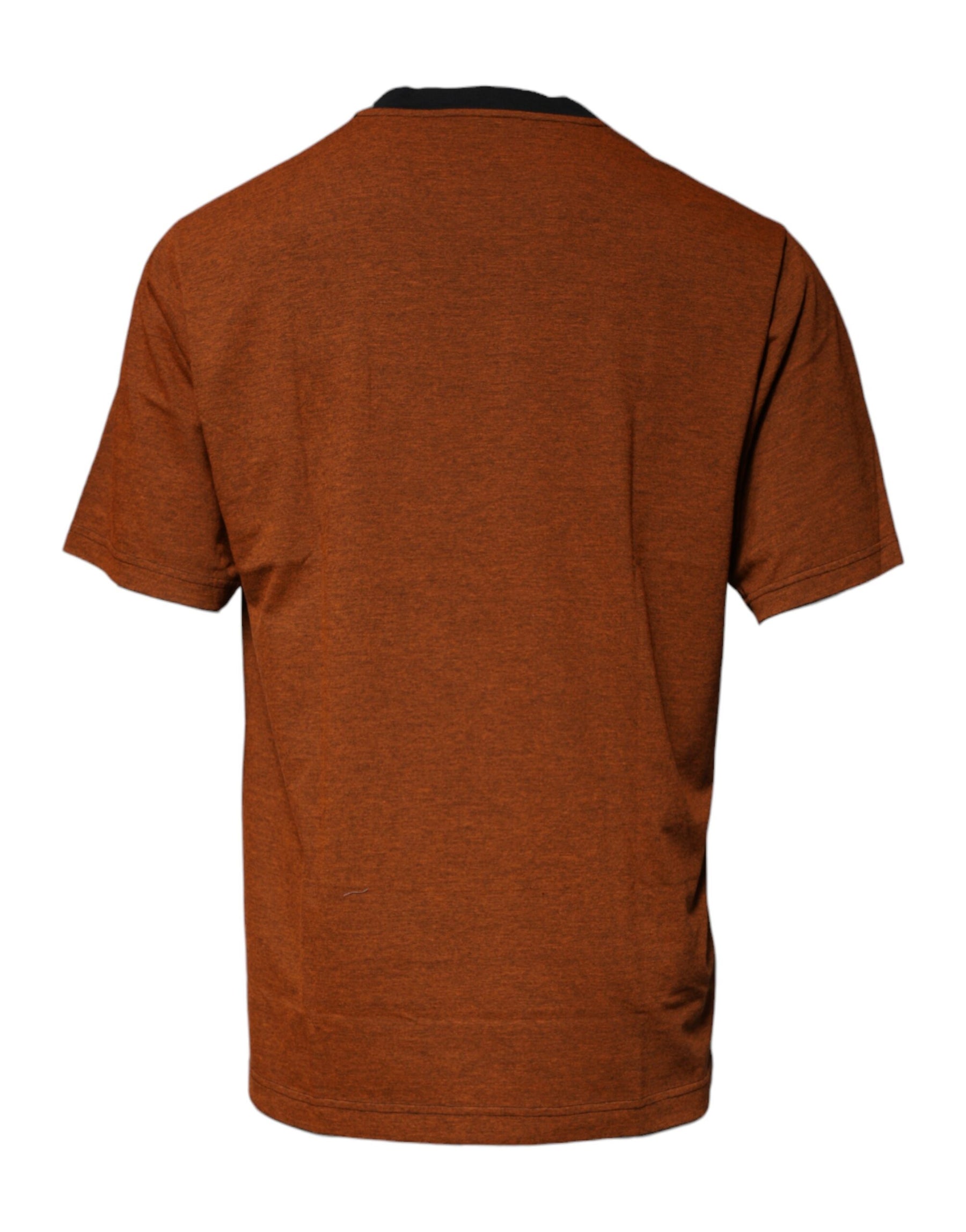 Dolce & Gabbana Brown DG Logo Cotton Crew Neck T-shirt | Regal Royce