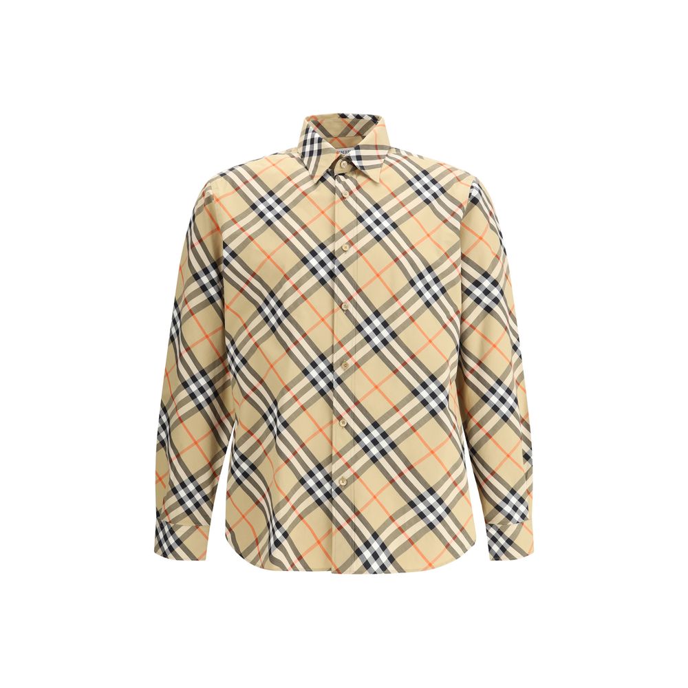 Burberry Beige Cotton Pattern Shirt | Regal Royce