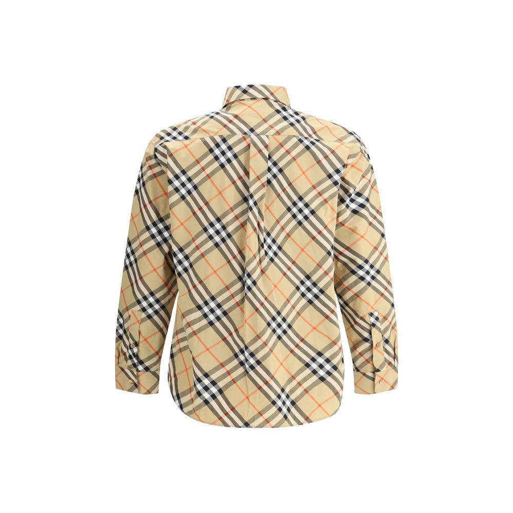Burberry Beige Cotton Pattern Shirt | Regal Royce