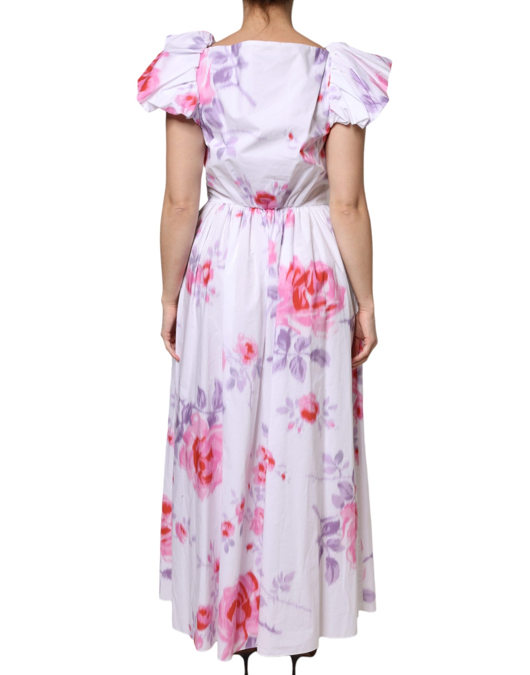 Philosophy White Floral Cotton Maxi Dress | Regal Royce
