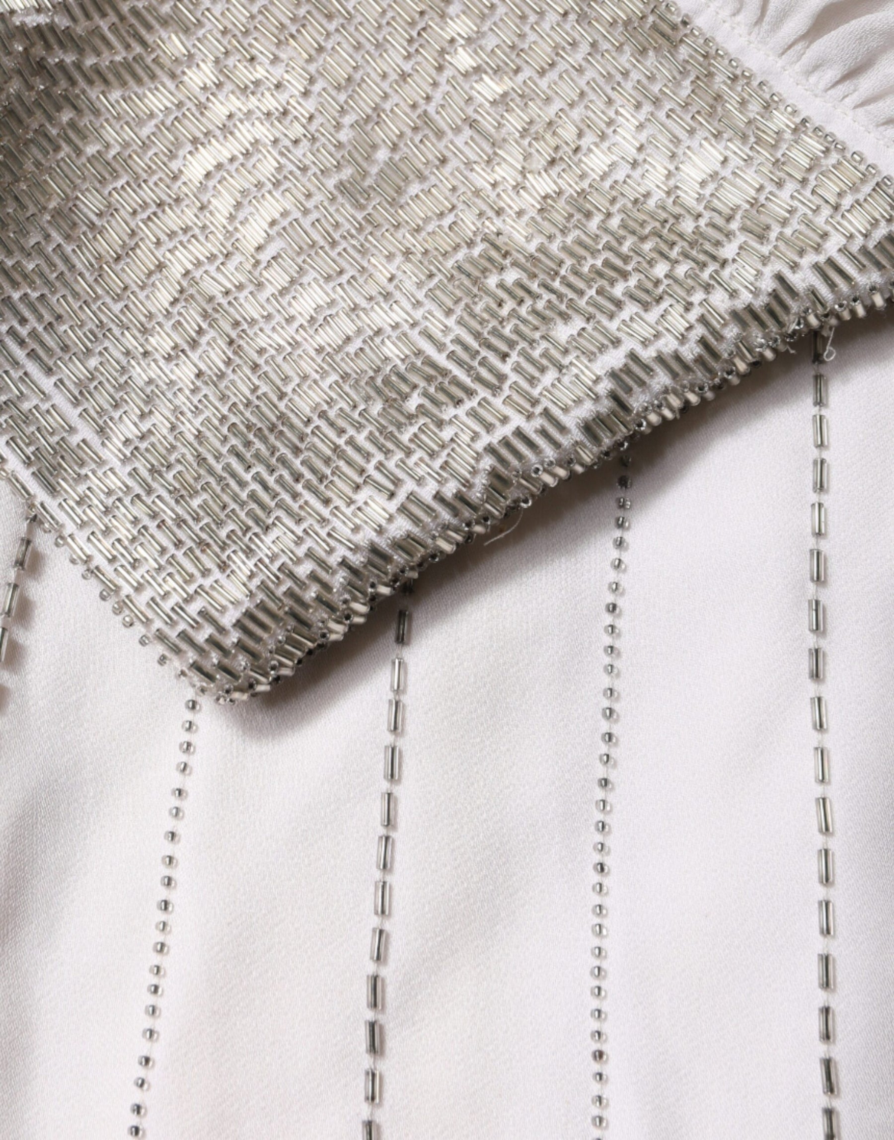 Christian Pellizzari Off White Embellished Long Maxi Dress | Regal Royce