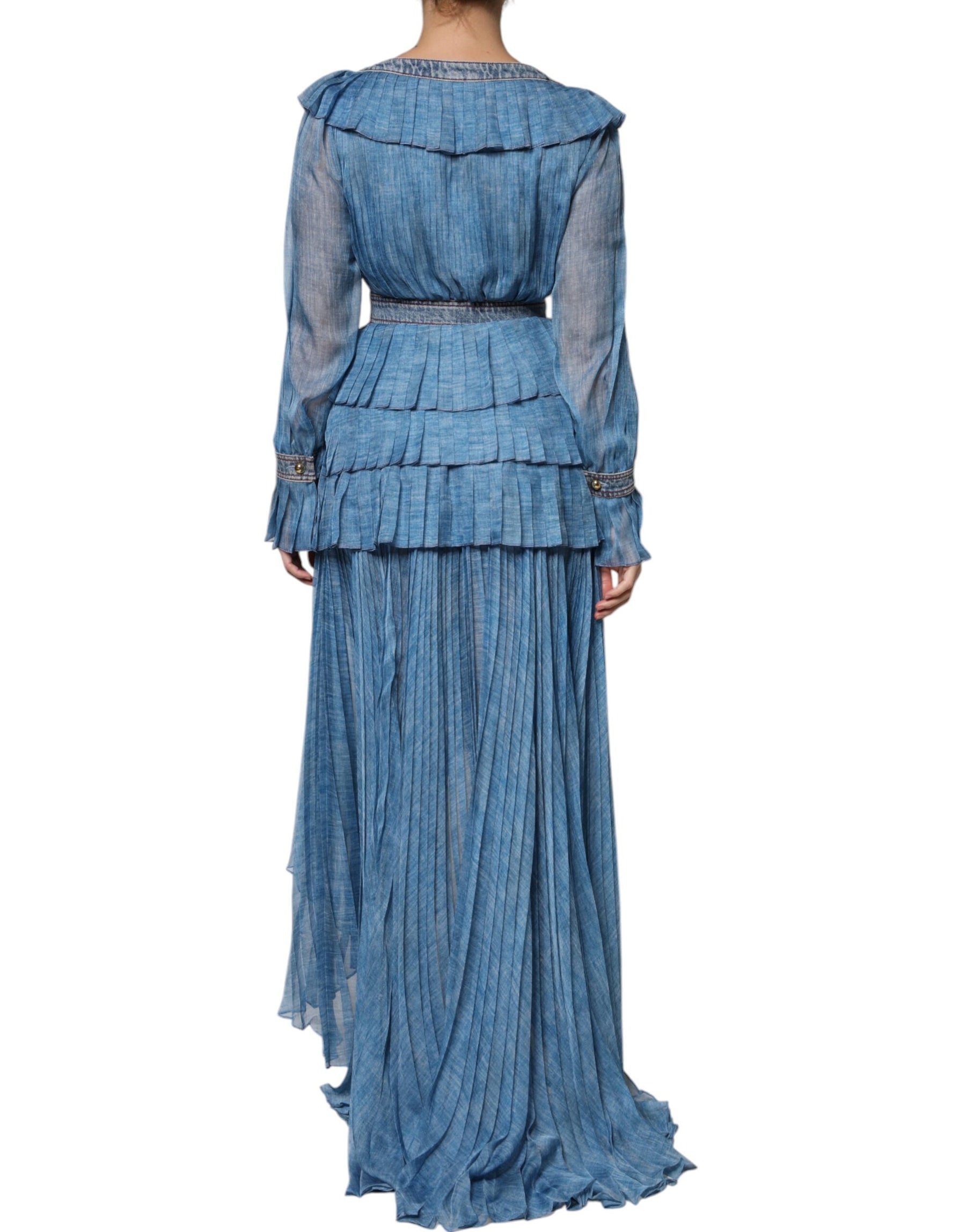 Philosophy Blue Layered Long Sleeve Dress | Regal Royce