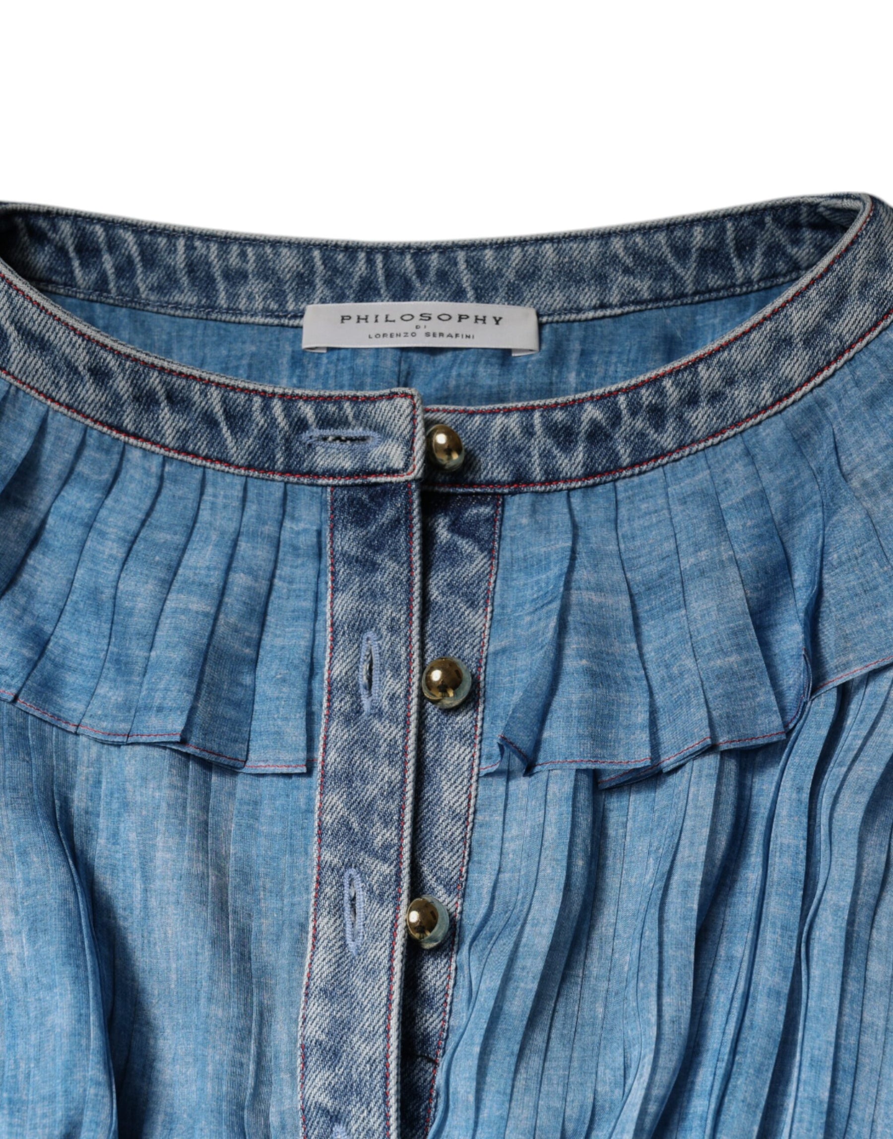 Philosophy Blue Layered Long Sleeve Dress | Regal Royce