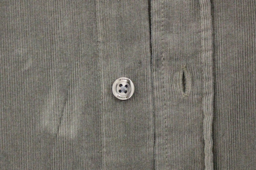 GF Ferre Green Button Front Cotton Casual Shirt