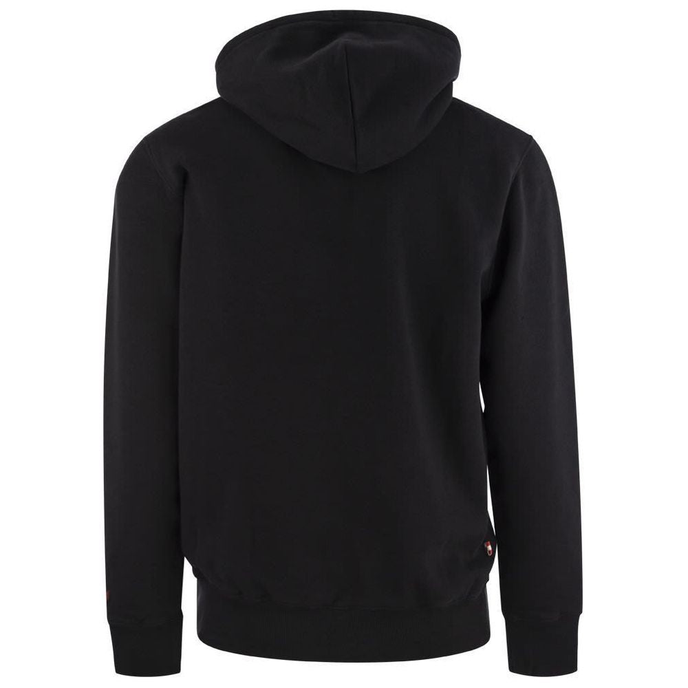 MC2 Saint Barth Black Cotton Sweatshirt