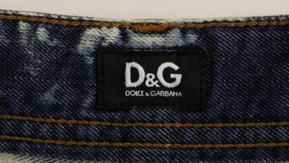 Dolce & Gabbana Blue D&G Cotton Washed Jeans Denim Shorts | Regal Royce
