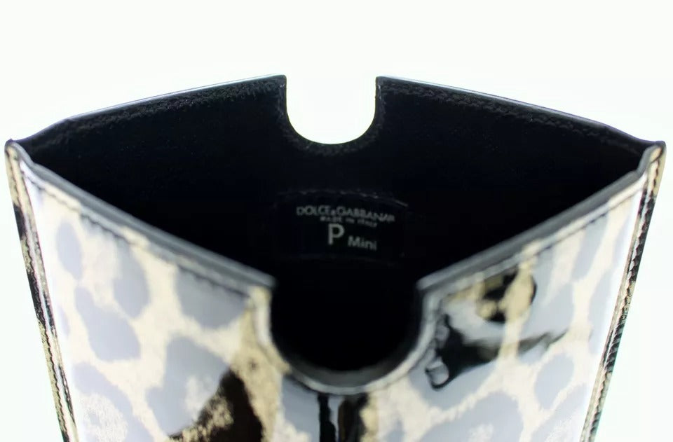 Dolce & Gabbana White Leopard Pattern Leather eBook Cover Tablet Case | Regal Royce