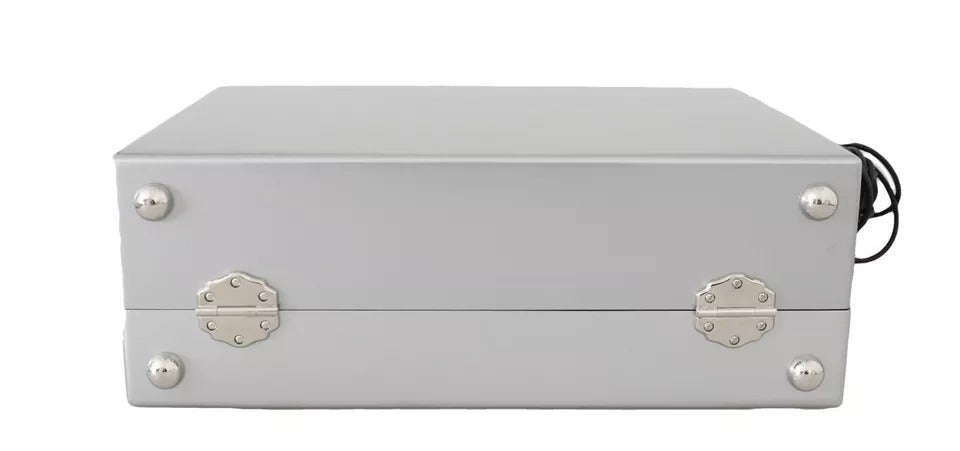 Dolce & Gabbana Silver Retro Radio Boombox Limited Edition Handmade Wood Bag | Regal Royce