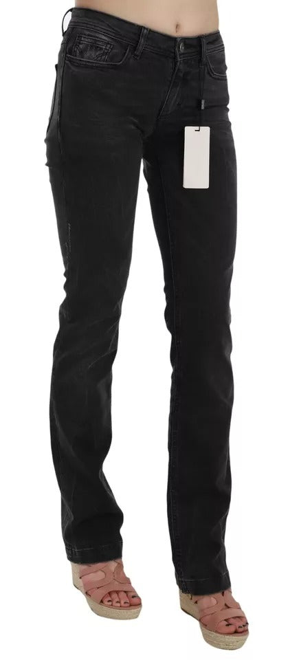 Dolce & Gabbana Black Slim Fit Cotton Jeans D&G Pants | Regal Royce