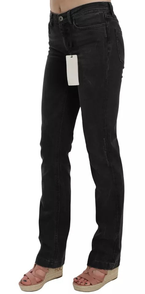 Dolce & Gabbana Black Slim Fit Cotton Jeans D&G Pants | Regal Royce