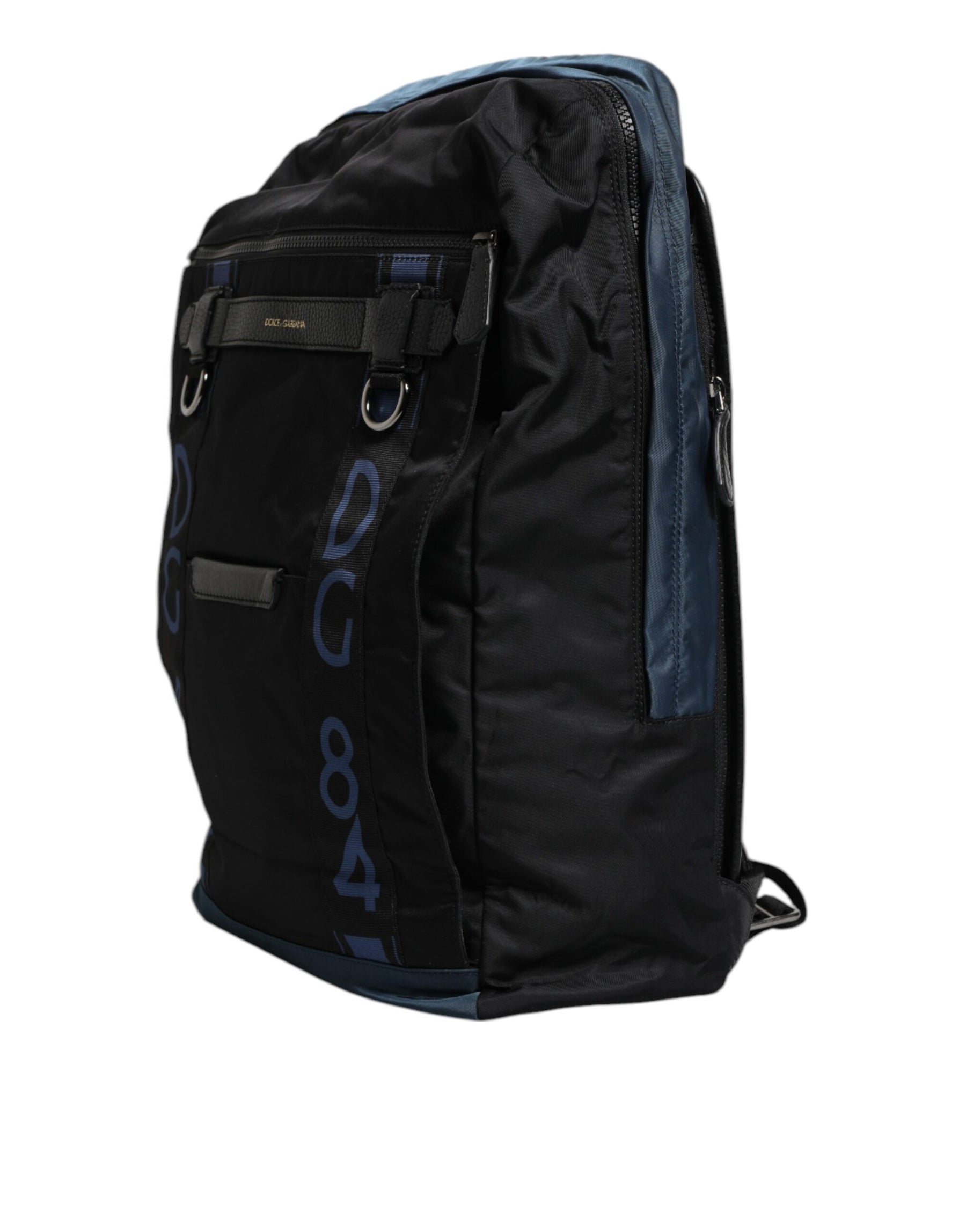 Dolce & Gabbana Black Nylon DG Logo School Backpack Bag | Regal Royce