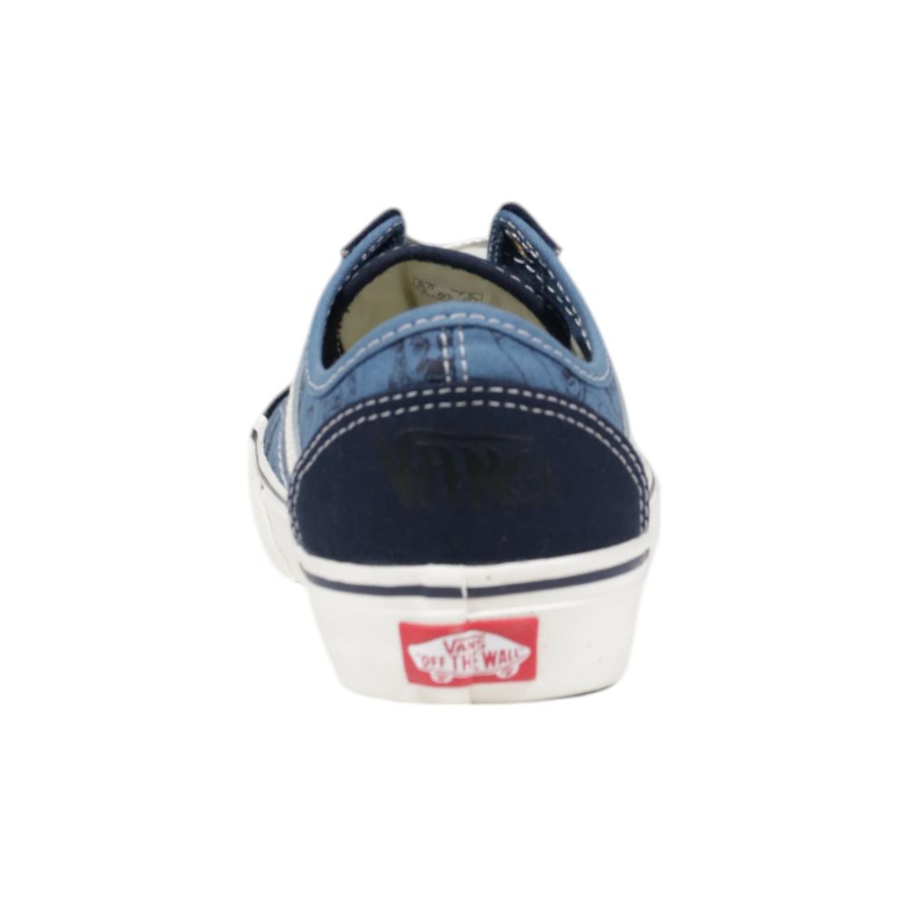 Vans Blue Suede Leather Low Top Sneakers | Regal Royce