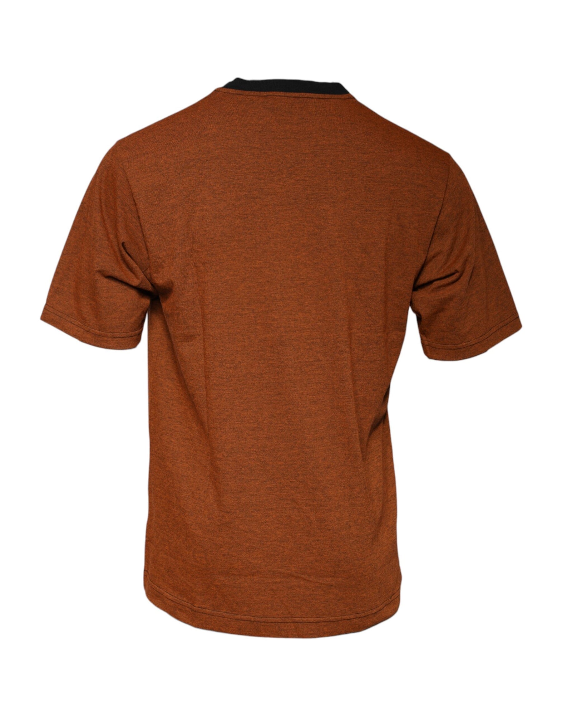 Dolce & Gabbana Brown DG Logo Polyester Crew Neck T-shirt | Regal Royce