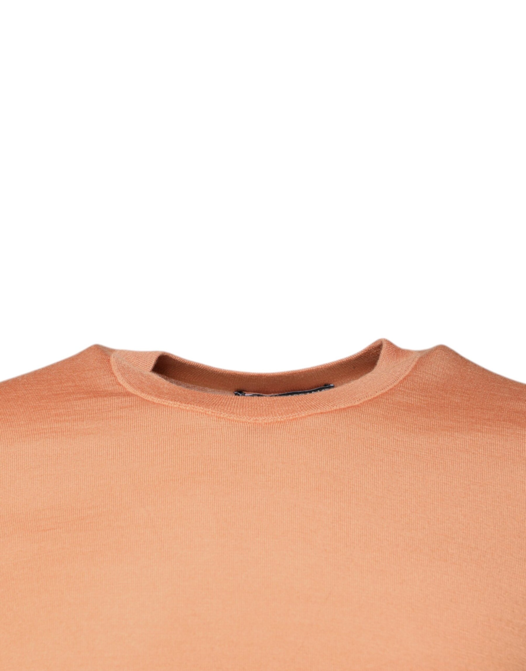 Dolce & Gabbana Beige Wool Crewneck Pullover Cropped Sweater | Regal Royce