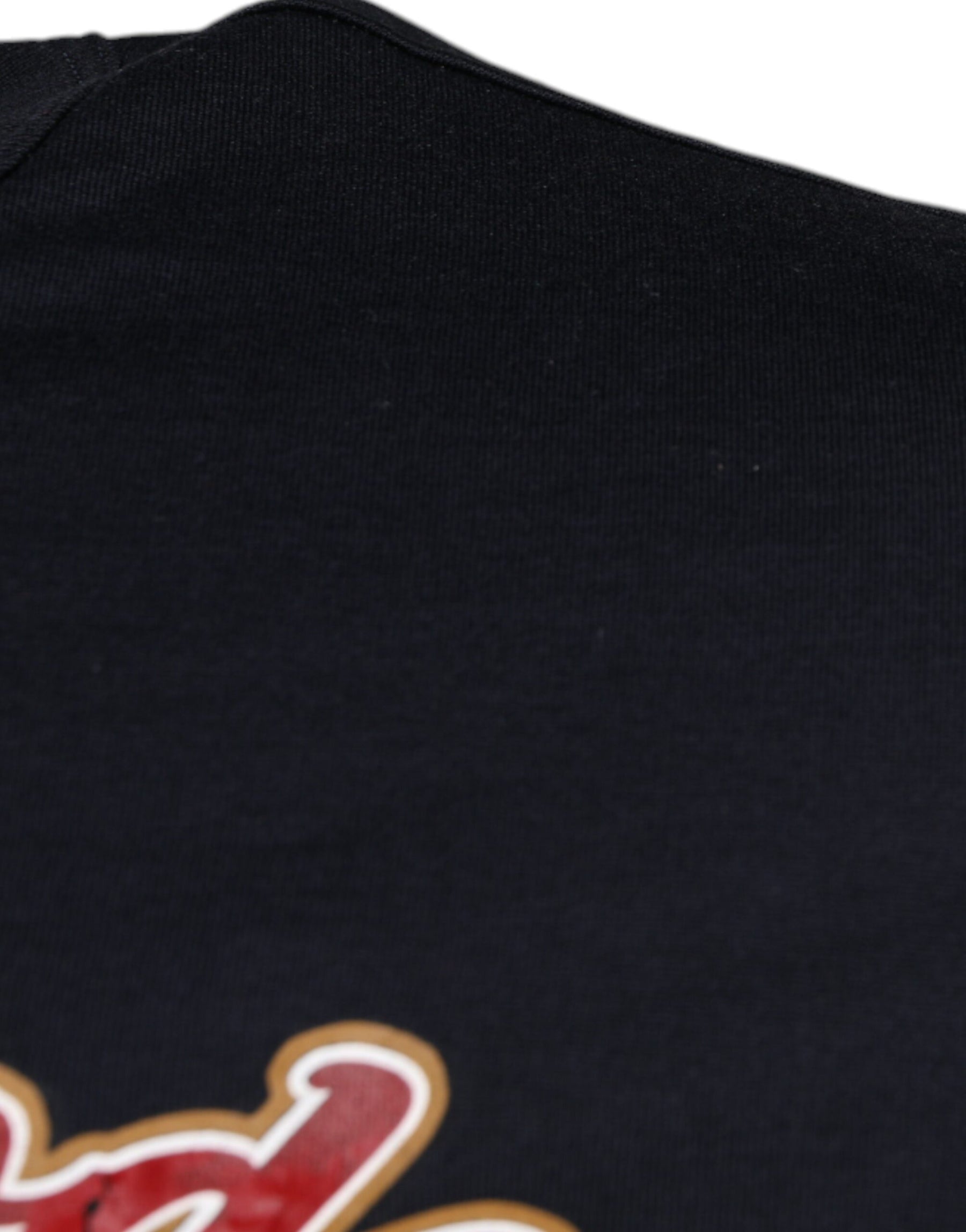 Dolce & Gabbana Blue Cotton Angel Print Short Sleeves T-shirt | Regal Royce