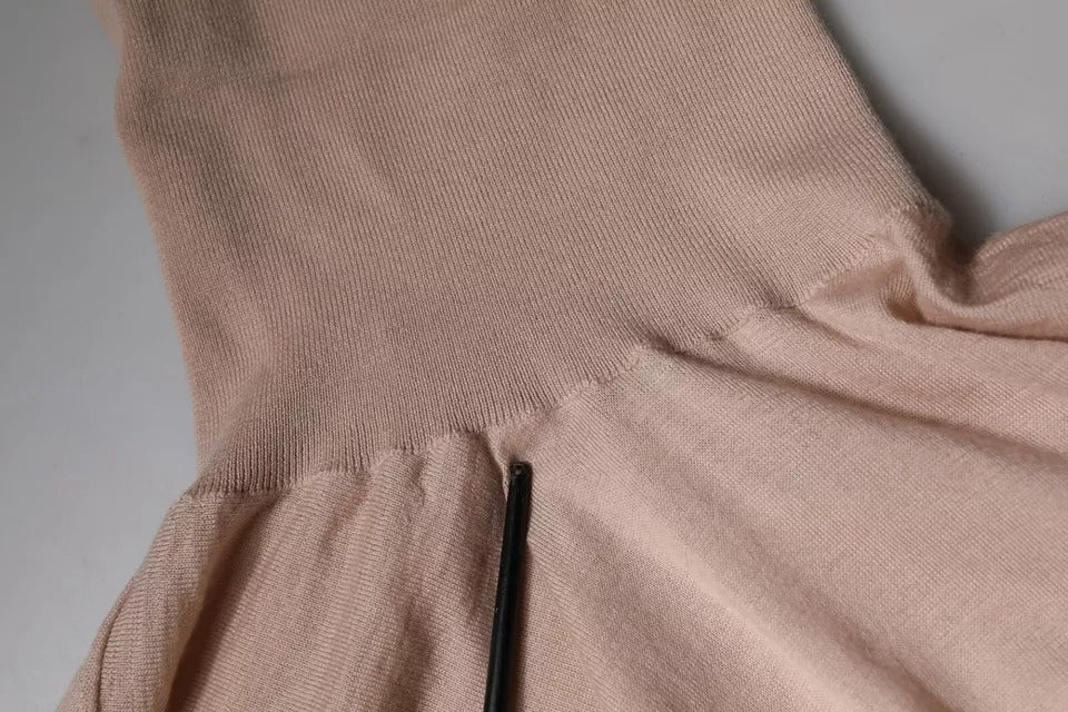 Dolce & Gabbana Beige Cashmere Turtleneck Pullover Sweater | Regal Royce