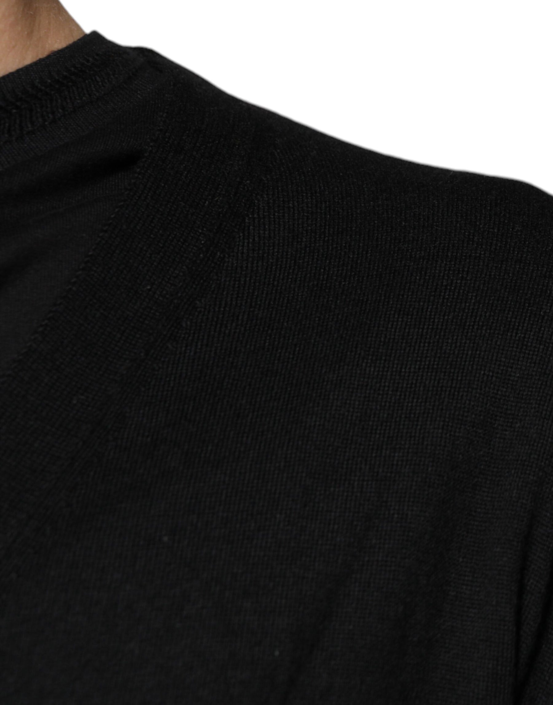 Dolce & Gabbana Black Cashmere Button Down Cardigan Sweater | Regal Royce