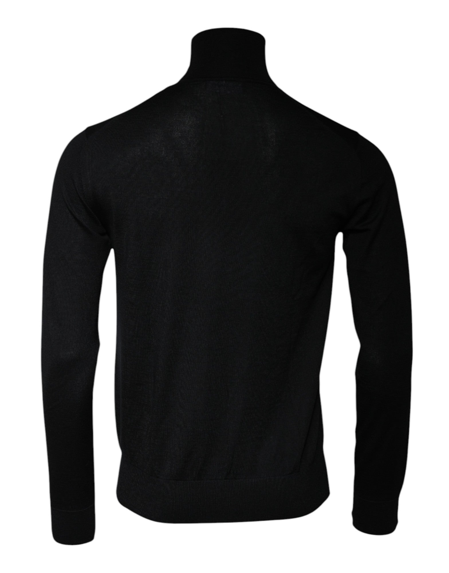 Dolce & Gabbana Black Cashmere Turtleneck Pullover Sweater | Regal Royce