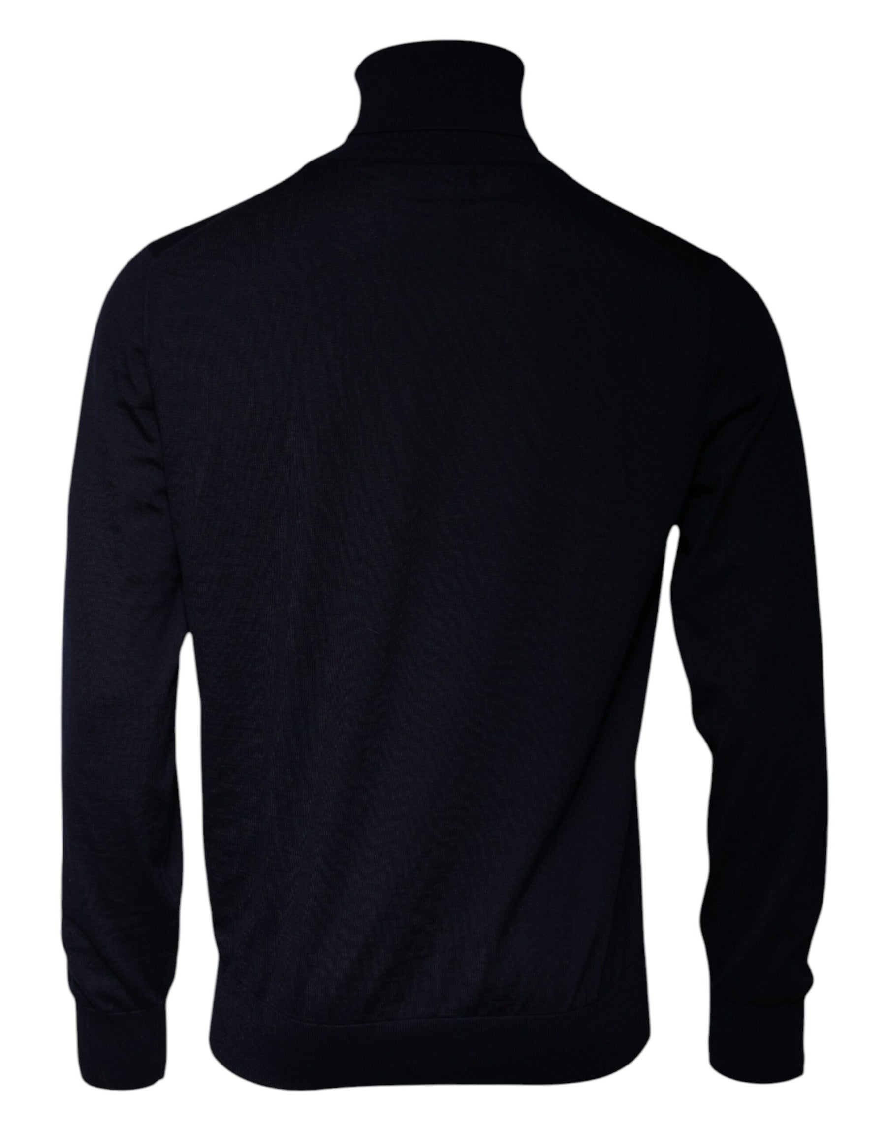 Dolce & Gabbana Blue Cashmere Turtleneck Pullover Sweater | Regal Royce