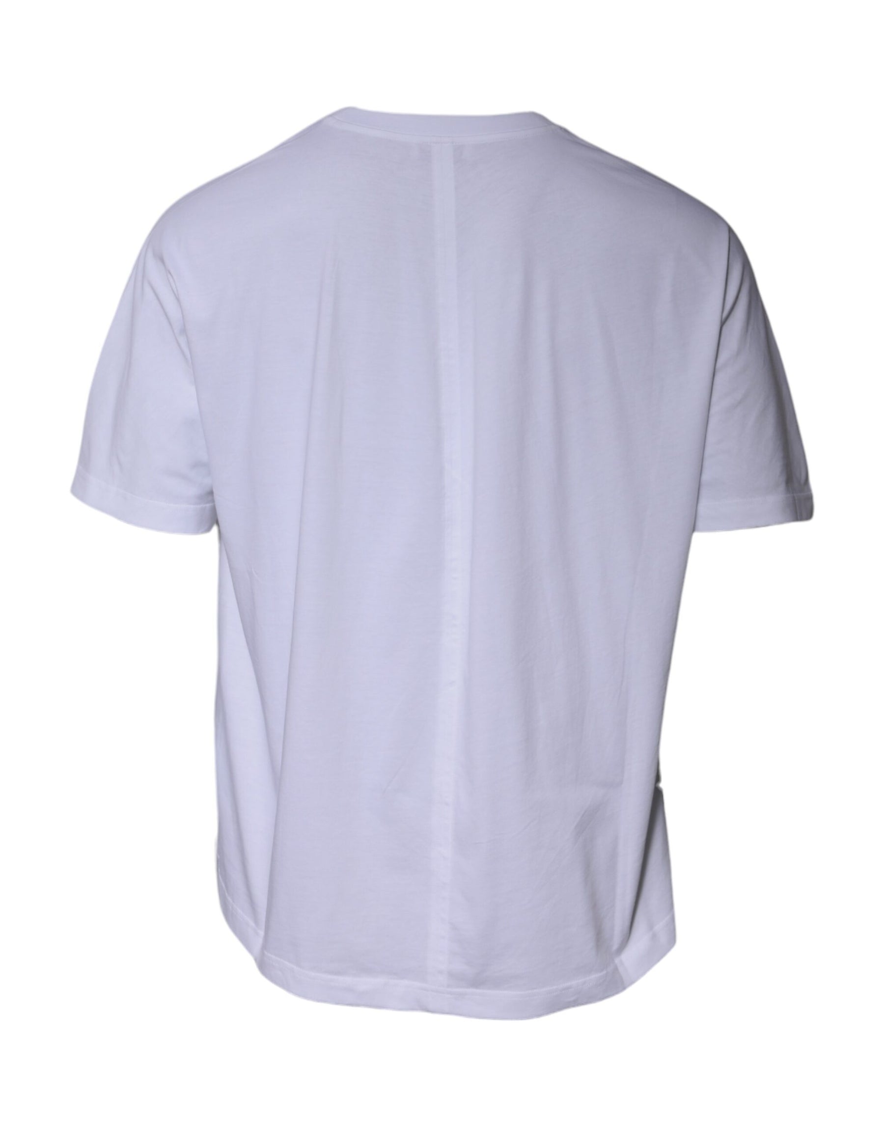 Balenciaga White Logo Cotton Crew Neck Short Sleeves T-shirt | Regal Royce