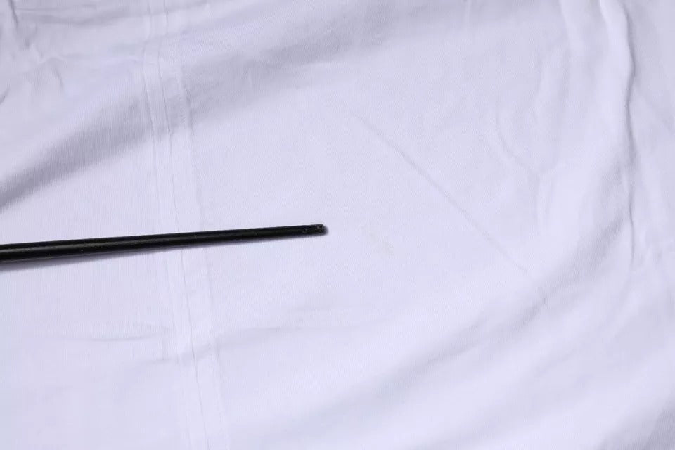 Balenciaga White Logo Cotton Crew Neck Short Sleeves T-shirt | Regal Royce