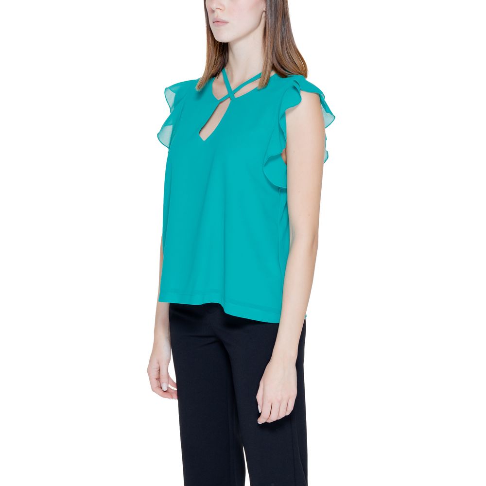 Rinascimento Green Polyester Blouse | Regal Royce