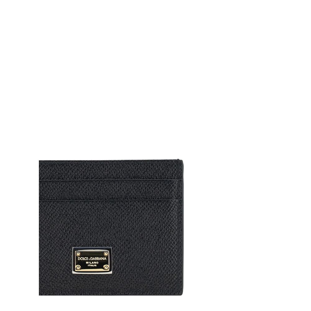 Dolce & Gabbana Black Calf Leather Bos Taurus Wallet | Regal Royce